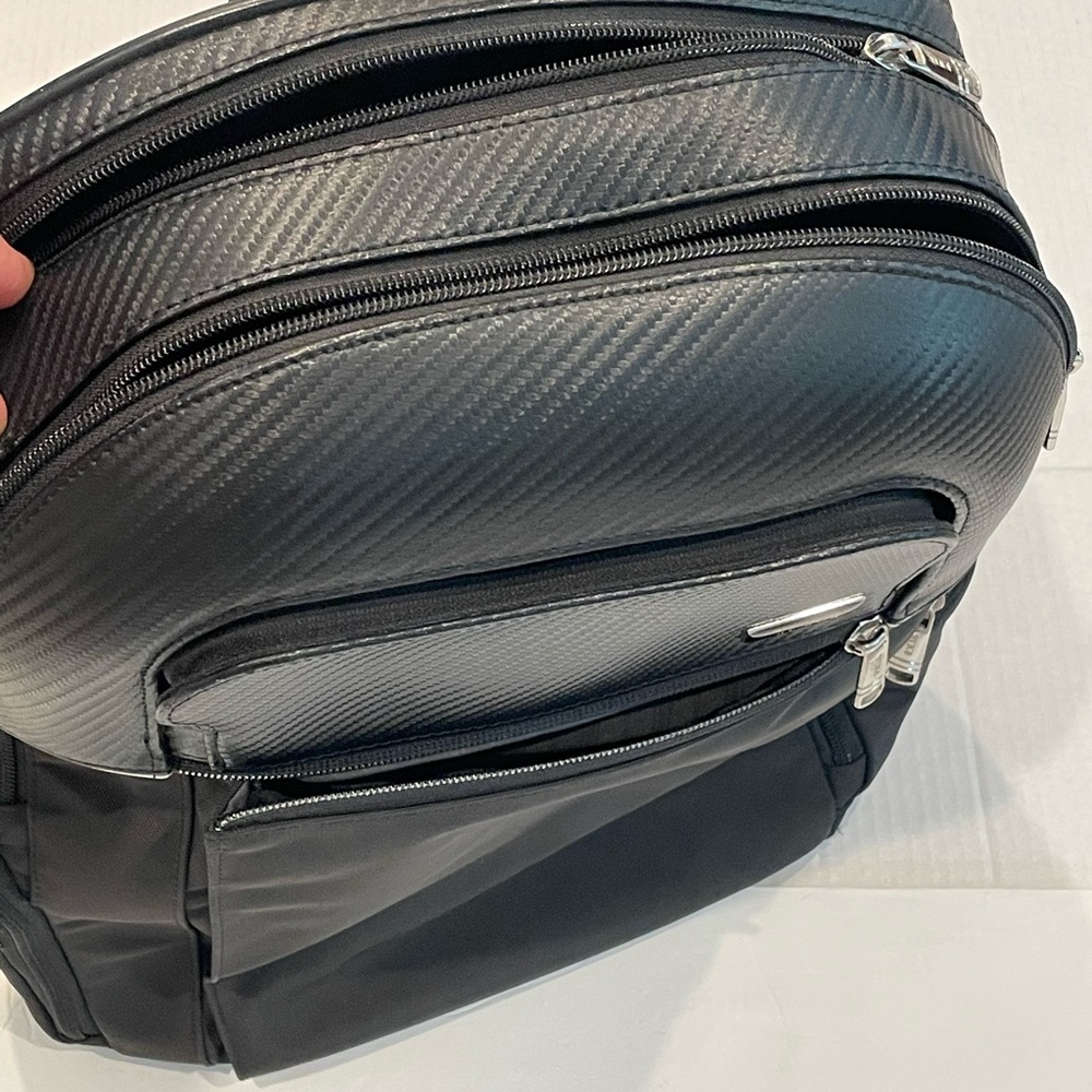 TUMI Alpha Luxury Travel Backpack Black - Picture 12 of 13